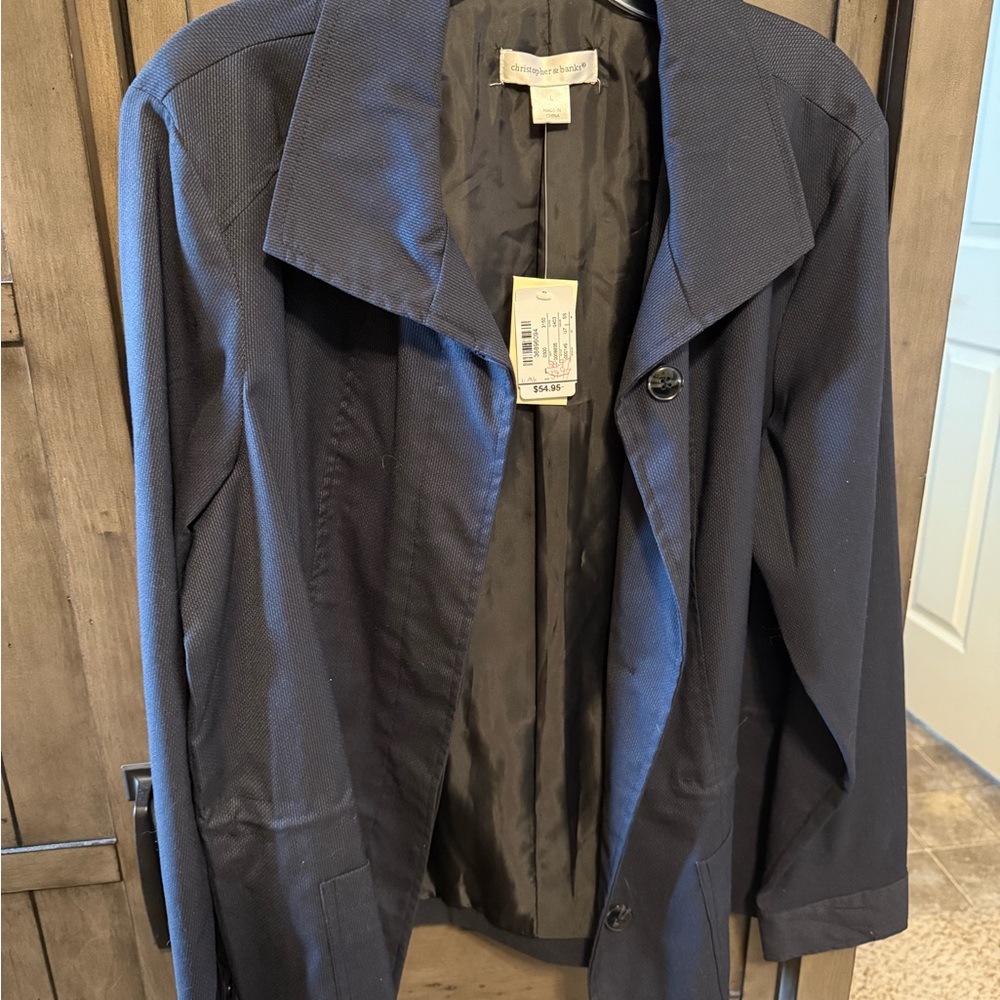 CJ Banks Navy Blazer